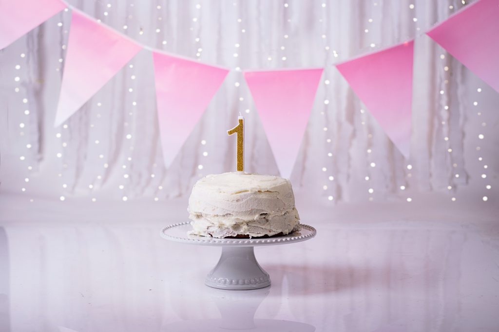 baby birthday, decorations, cake